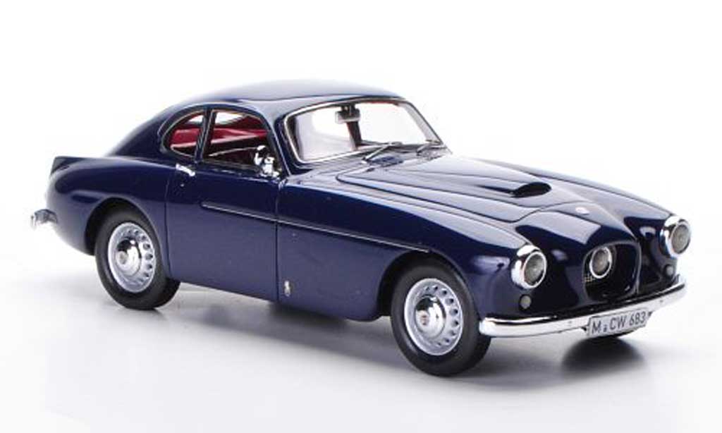 Bristol 404 1/43 Neo Coupe blauw RHD limitierte Auflage 300 Stuck 1953 modelauto