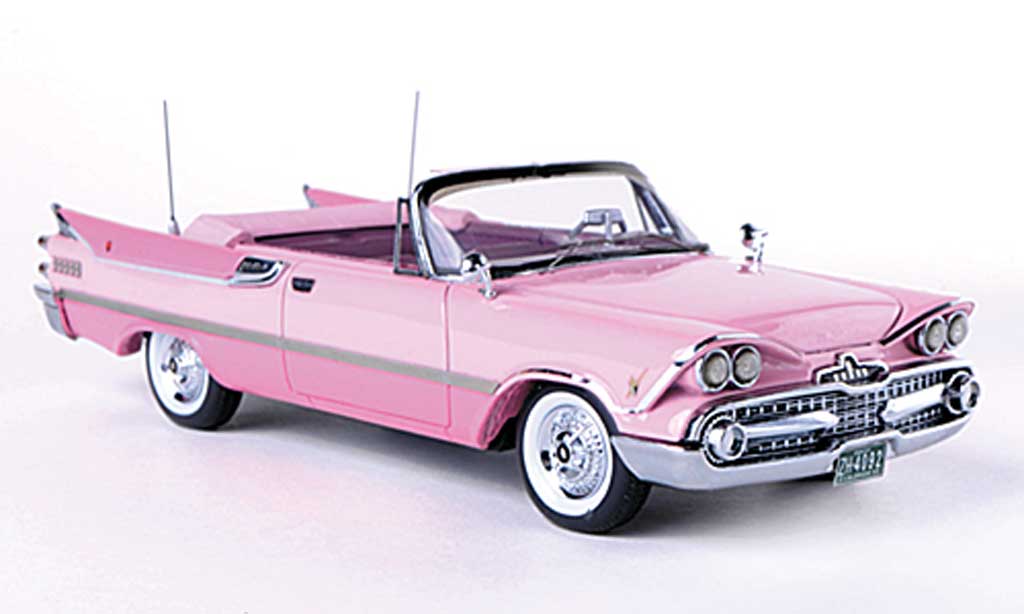 Dodge Custom Royal Lancer 1/43 American Excellence Cabriolet pink/roze limitierte Auflage 500 Stuck 1959 modelauto