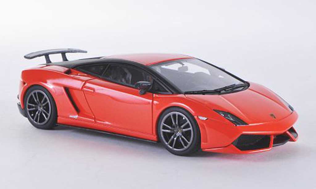Lamborghini Gallardo LP570-4 1/43 Look Smart LP570-4 LP570-4 Superleggera Edizione Tecnica oranje/mattzwart modelauto