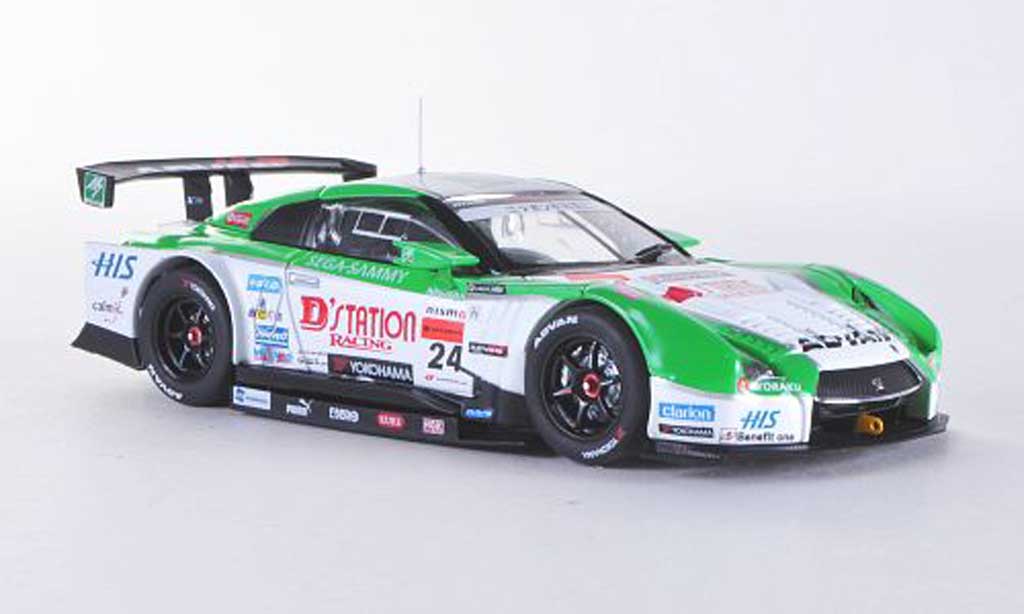 Nissan Skyline R35 1/43 Ebbro R35 GT-R No.24 D station/Advan Low Down Force Super GT500 2012 modelauto