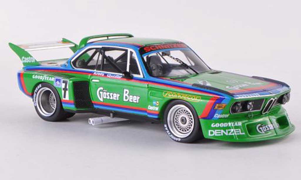 Bmw 3.0 CSL 1/43 Spark CSL No.7 Gosser Bier 1000Km Nurburgring 1976 D.Quester/A.Krebs modelauto