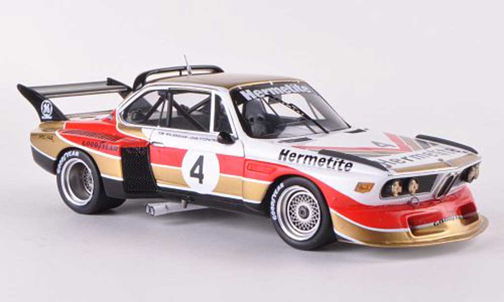 Bmw 3.0 CSL 1/43 Spark CSL Gr.5 No.4. Hermetite 6h Silverstone 1976 J.Fitzpatrick/T.Walkinshaw modelauto