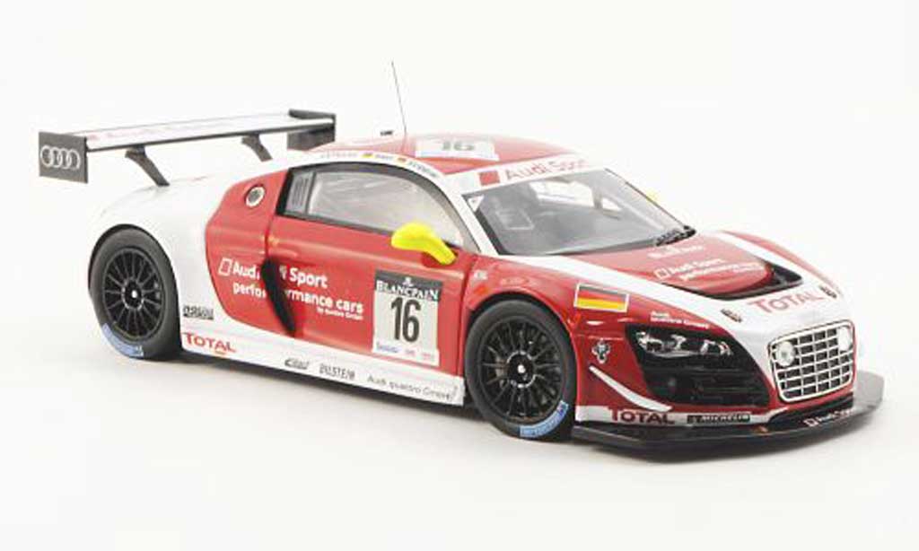 Audi R8 LMS 1/43 Spark LMS Ultra No.16 Sport A.Piccini/R.Rast/F.Stippler 24h Spa 2012 modelauto