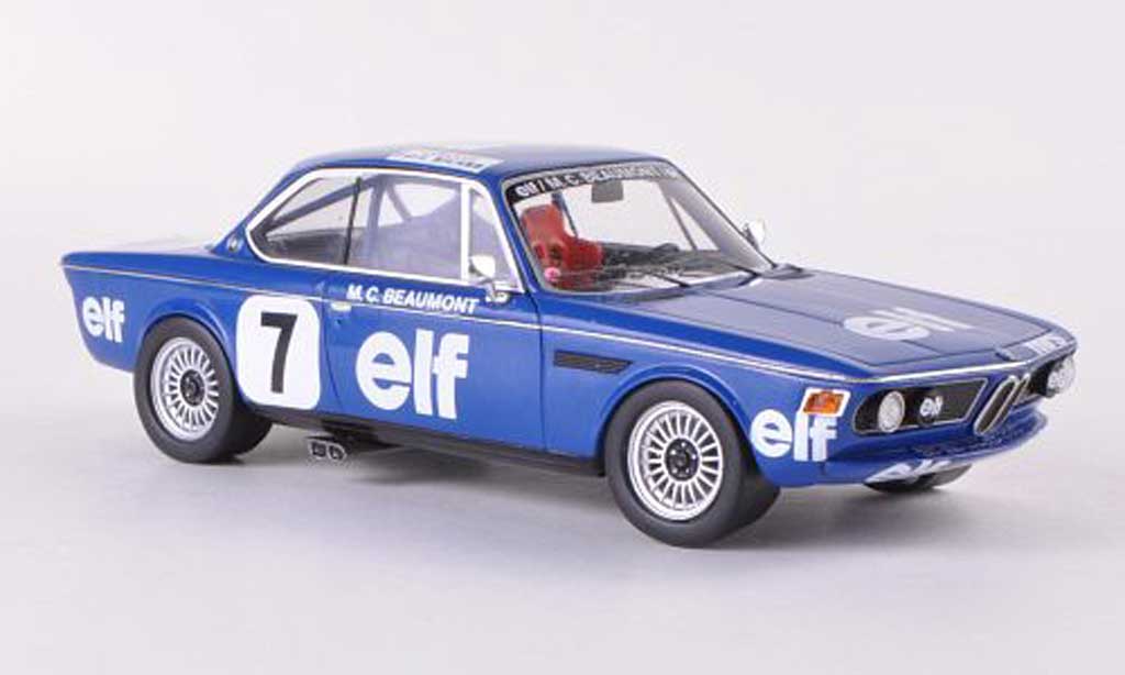 Bmw 3.0 CSL 1/43 Spark CSL No.7 Elf Championnat de France Production 1976 M.C.Beaumont modelauto