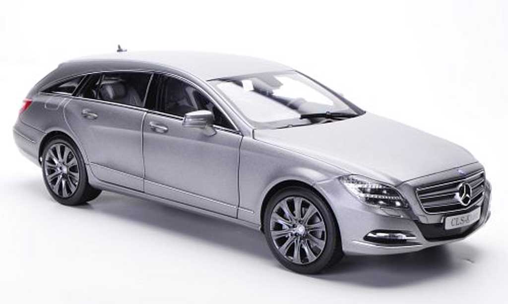 Mercedes Classe CLS Shooting Brake 1/18 Norev Shooting Brake (X218) matt grijs 2012 modelauto