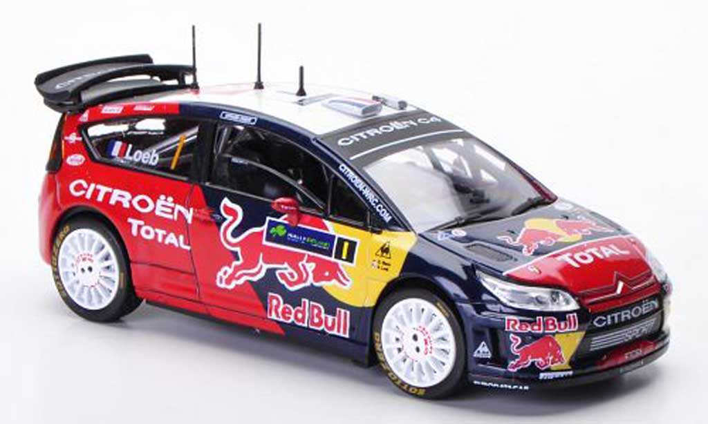 Citroen C4 WRC 2009 1/43 Solido WRC 2009 No.1 Red Bull S.Loeb / D.Elena Rally Irland modelauto