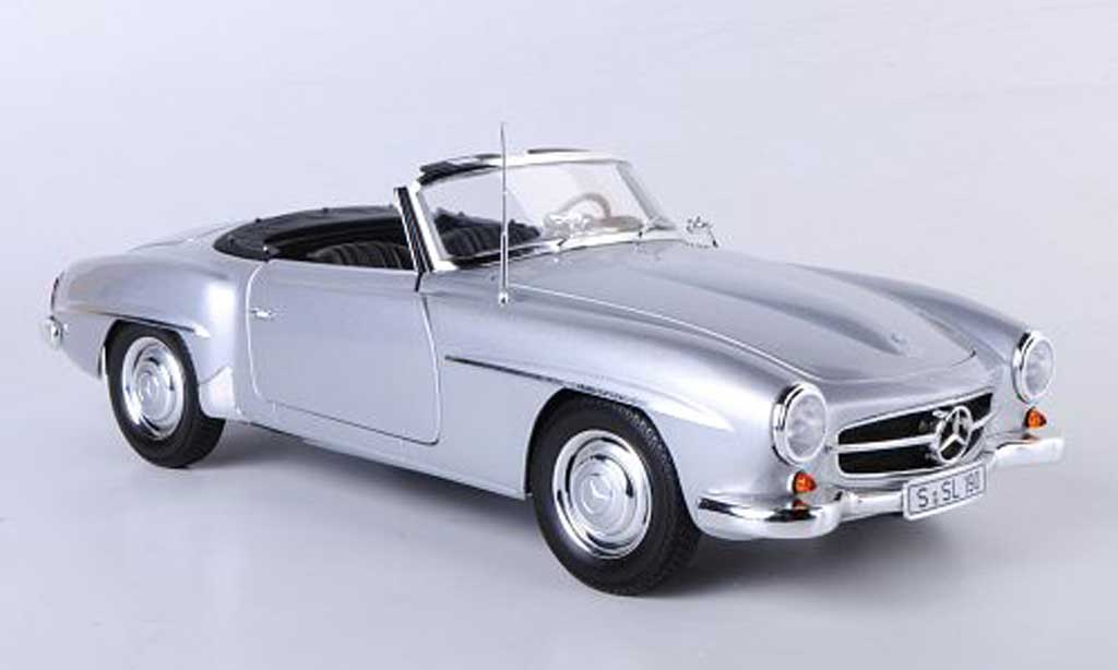 Mercedes 190 SL 1/18 Minichamps SL (W121) grijs 1955 modelauto