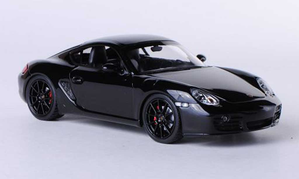 Porsche Cayman S 1/43 Minichamps S Black Edition zwart 2008 modelauto