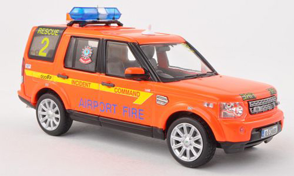 Land Rover Discovery 1/43 IXO 4 Dublin Airport feu Service Rescue brandweer (IRL) 2010 modelauto