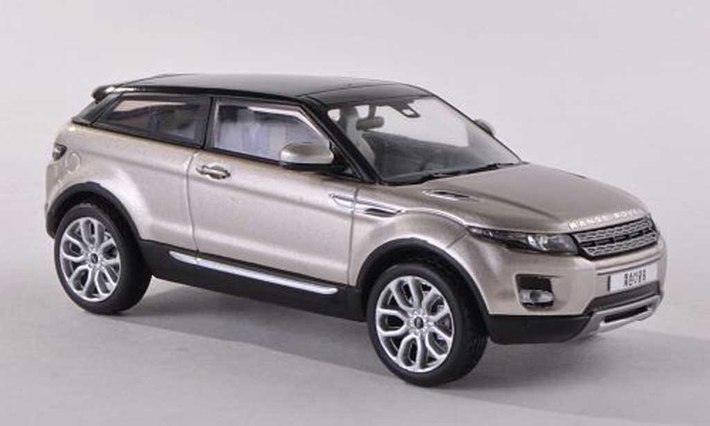 Range Rover Evoque 1/43 IXO beige/zwart 3-portes 2011 modelauto