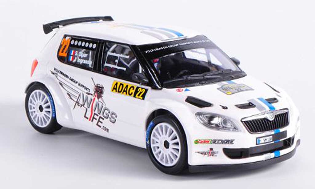 Skoda Fabia S2000 1/43 Abrex S2000 No.22 S.Ogier / J.Ingrassia ADAC Rally Deutschland 2012 modelauto