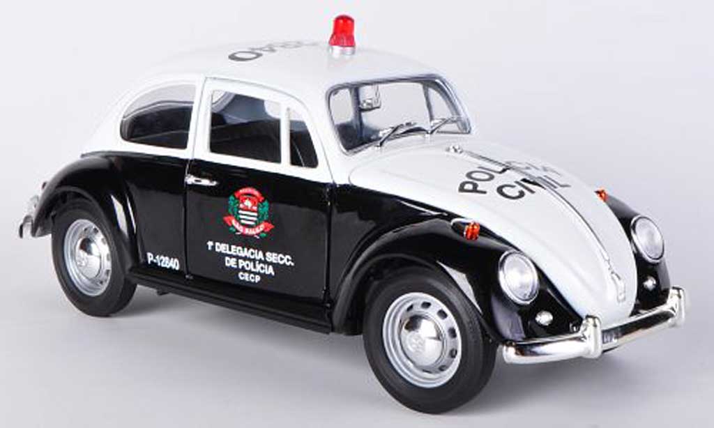 Volkswagen Kafer 1/18 Greenlight Policia Civil - Sao Paulo Politie (BRA) 1967 modelauto