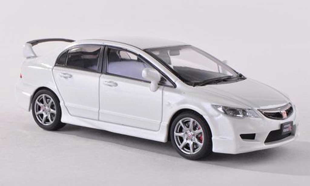 Honda Civic Type R 1/43 Ebbro Type R FD2 wit modelauto
