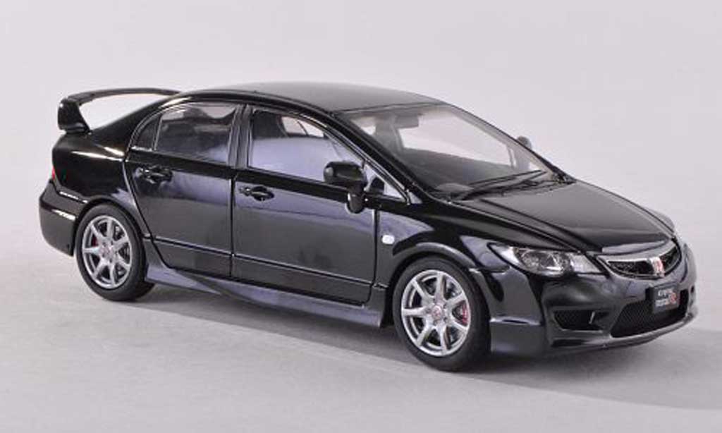 Honda Civic Type R 1/43 Ebbro Type R FD2 zwart modelauto