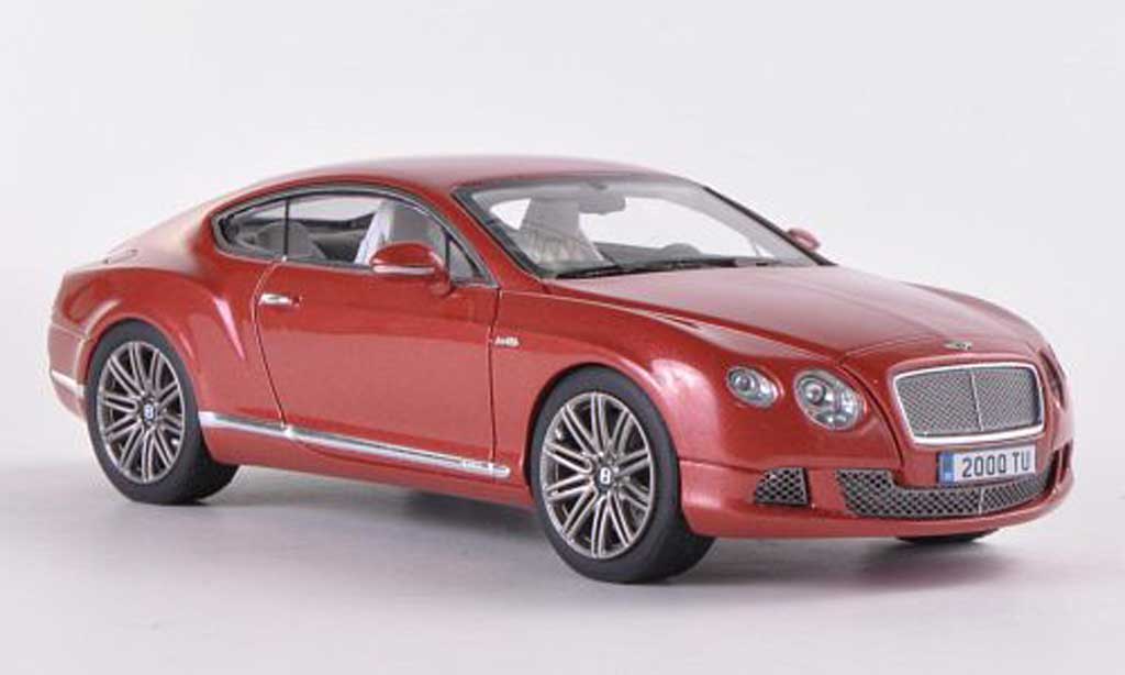 Bentley Continental GT 1/43 Look Smart GT Speed rood-bruin modelauto