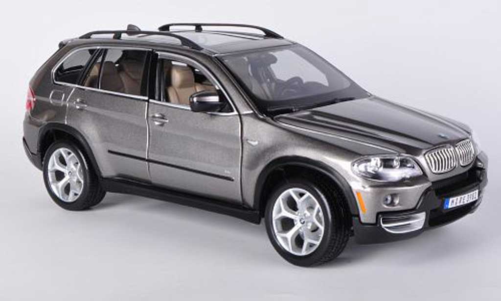 Bmw X5 E53 1/18 Burago E53 grijs (1:19) modelauto