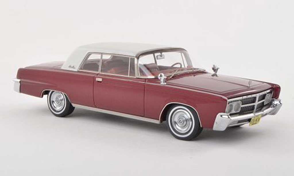 Imperial Crown 1/43 Neo 2-Door Hardtop Coupe zwart-rood/lumineuses-wit 1965 modelauto