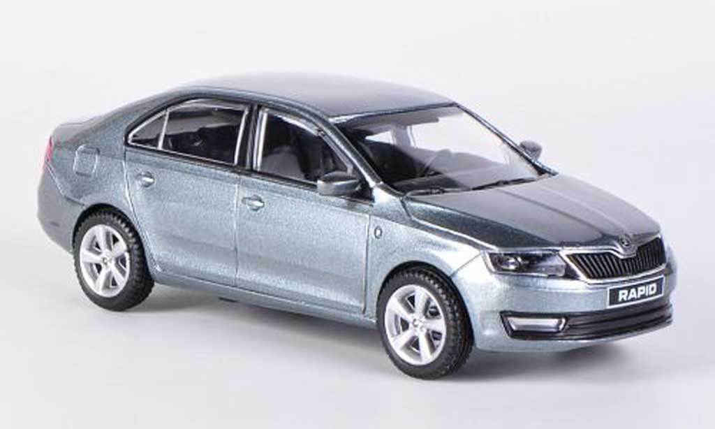 Skoda Rapid 1/43 Abrex anthrazit 2012 modelauto