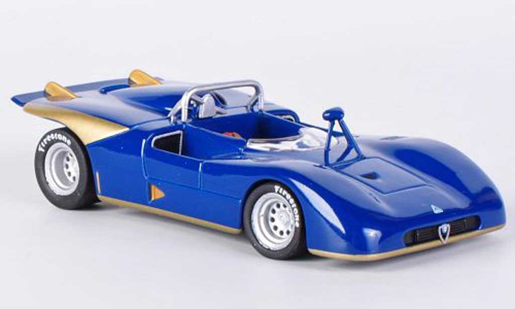 Alfa Romeo 33.3 1971 1/43 M4 1971 blauw/gold modelauto