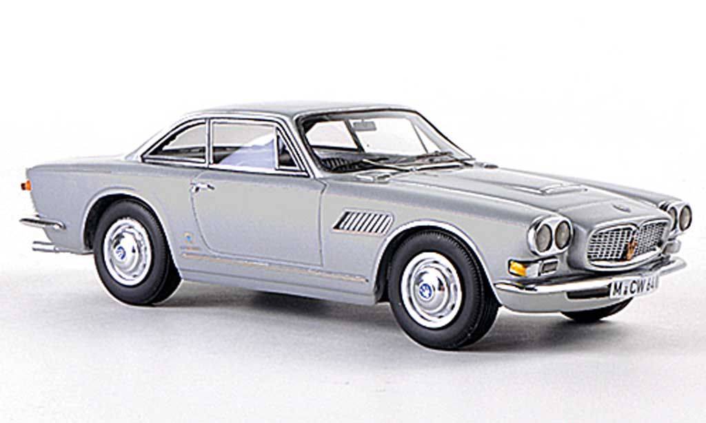 Maserati Sebring 1/43 Neo Serie II grijs limitierte Auflage 300 Stuck 1966 modelauto