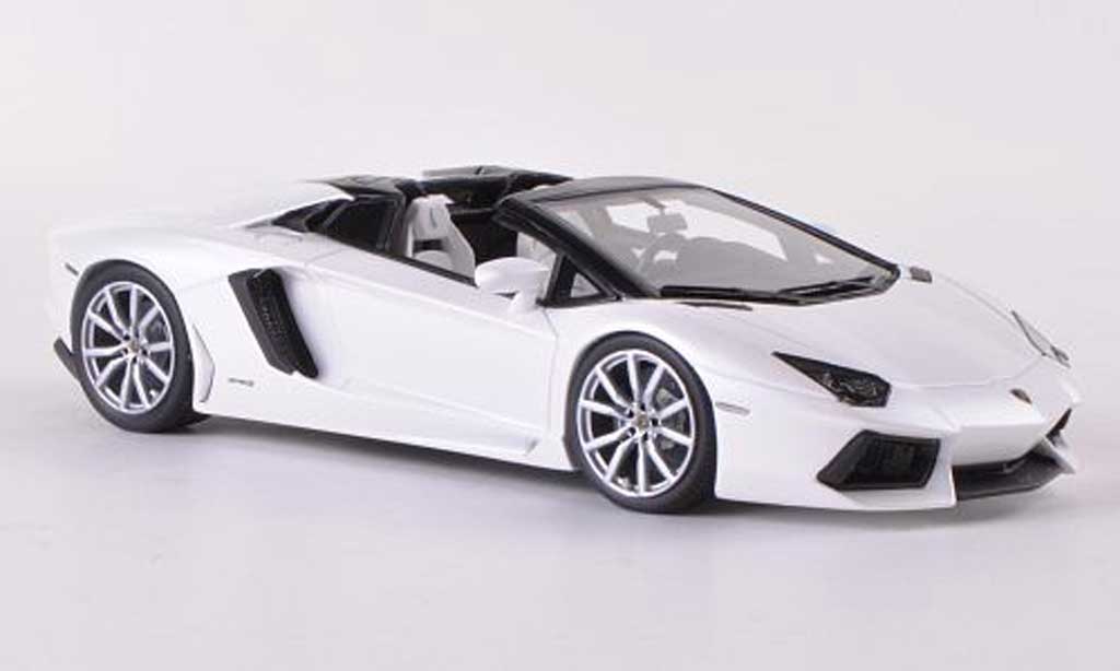 Lamborghini Aventador Roadster 1/43 Look Smart Roadster LP700-4 wit modelauto