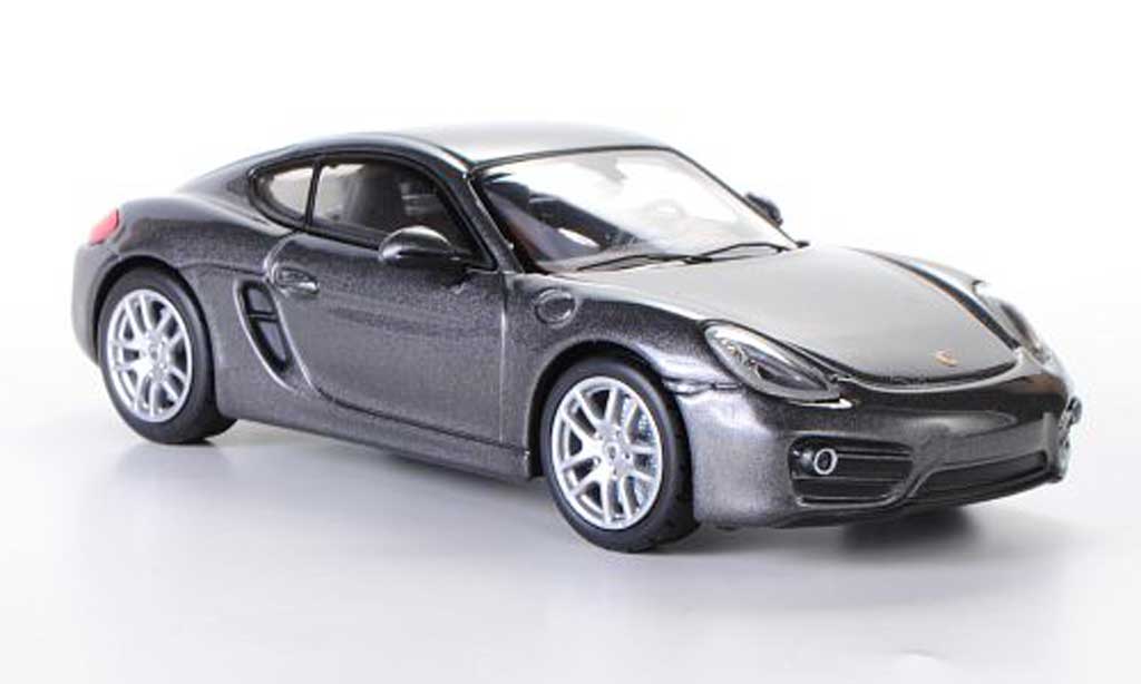 Porsche Cayman 1/43 Norev (Typ 981C) grijs 2013 modelauto