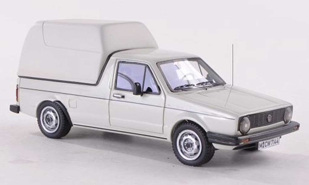 Volkswagen Caddy 1/43 Neo MK1 Kasten wit 1981 modelauto
