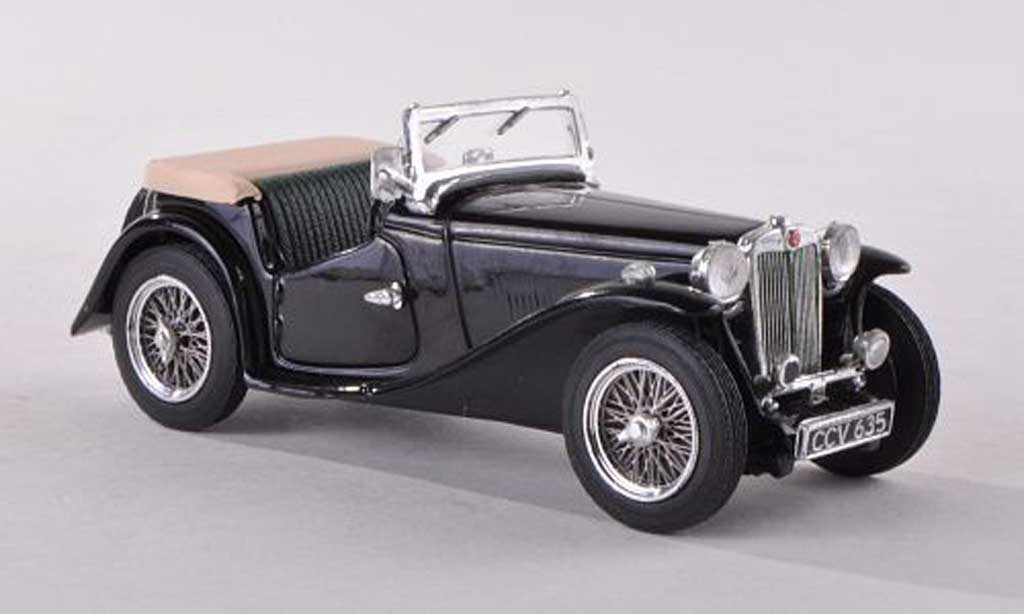 MG TC 1/43 Vitesse ougrun zwart RHD modelauto