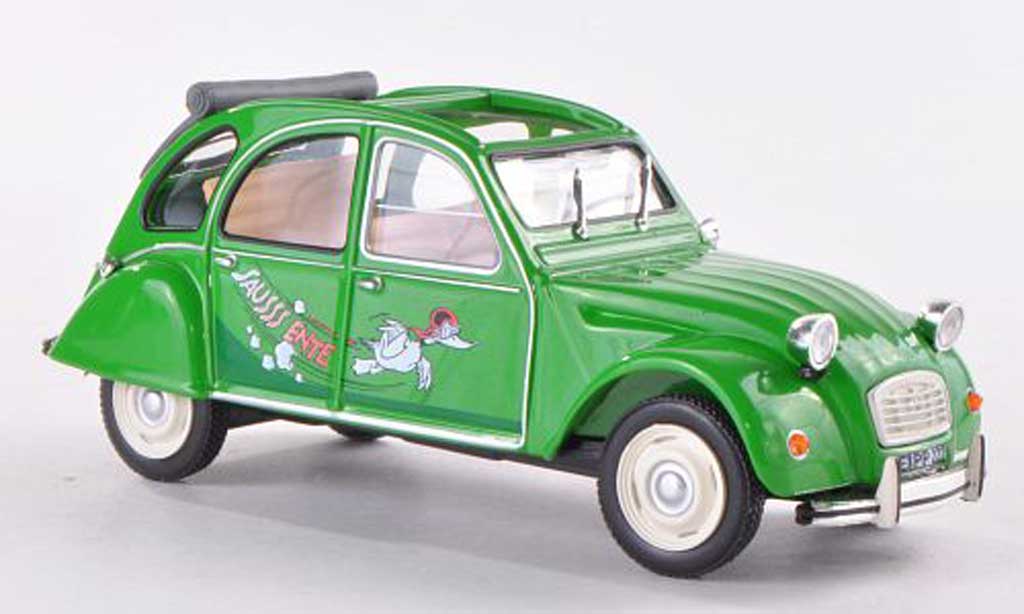 Citroen 2CV 1/43 WhiteBox Sausss Ente 1987 modelauto