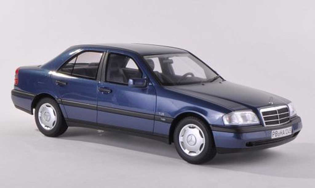 Mercedes Classe C 1/43 BoS Models C220 (W202) blauw limitee edition 1.000 1995 modelauto