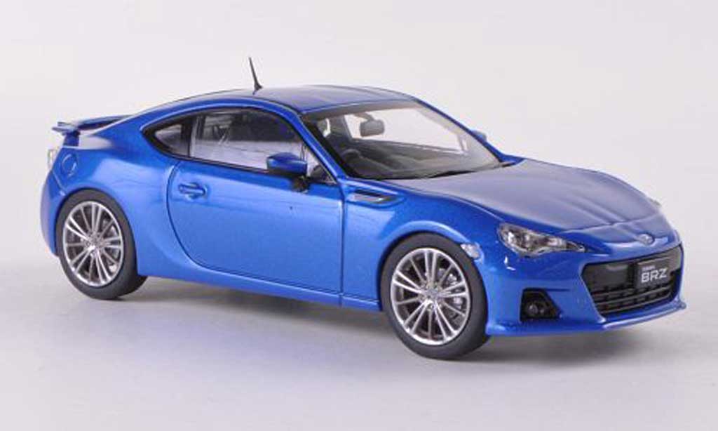 Subaru BRZ 1/43 Ebbro blauw RHD Tokyo Motor Show 2011 modelauto
