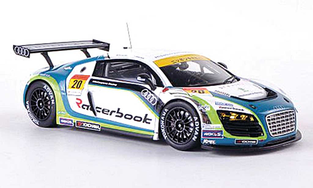 Audi R8 LMS 1/43 Ebbro LMS No.20 Hitotsuyama Racing Super GT300 2012 M.Kim/H.Noda modelauto