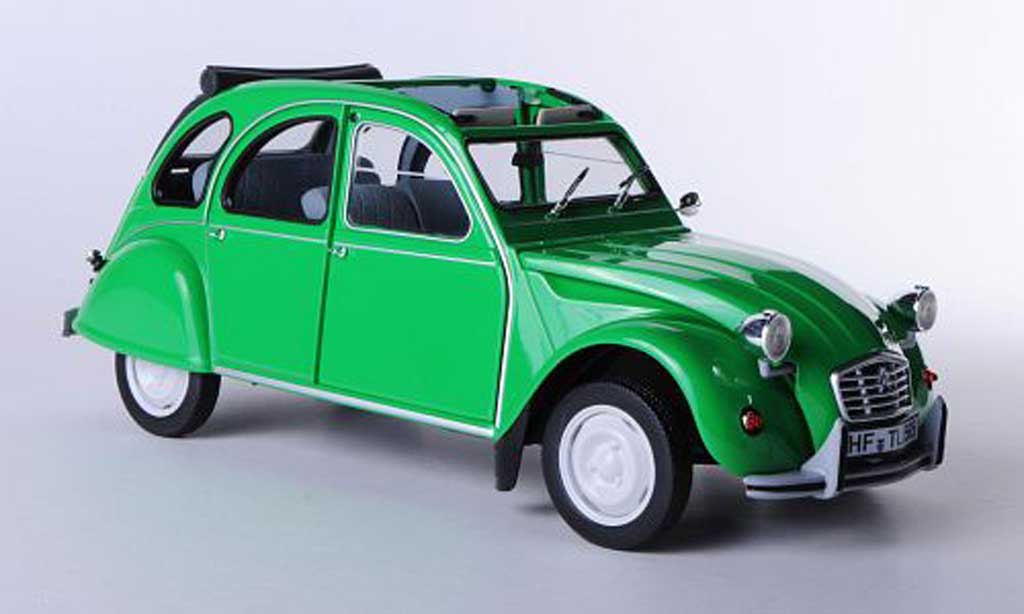 Citroen 2CV V6 1/18 Norev V6 Club grun 1987 modelauto