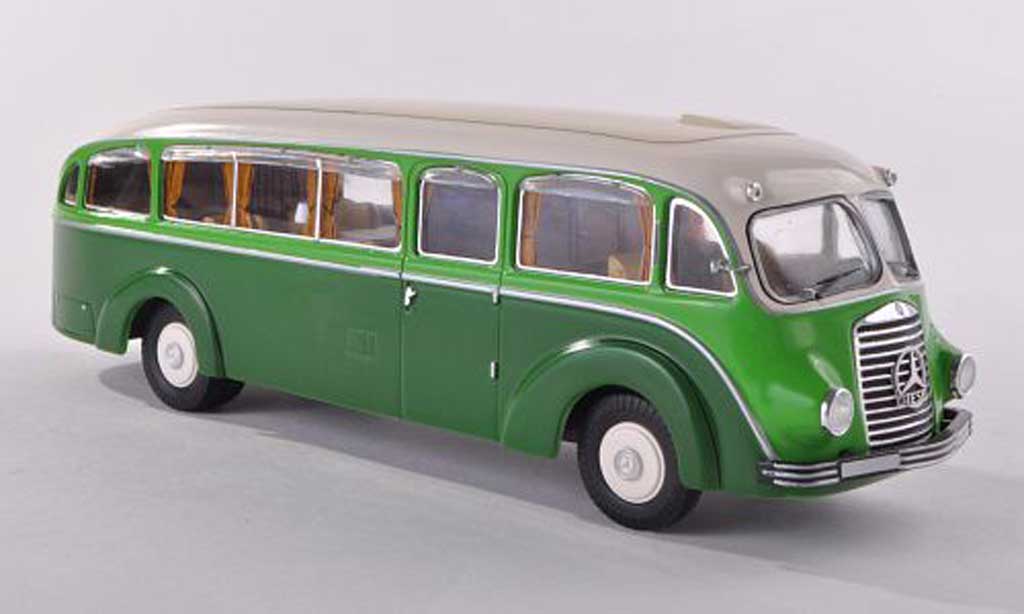 Mercedes L3500 1/43 Premium ClassiXXs bus groen/beige modelauto
