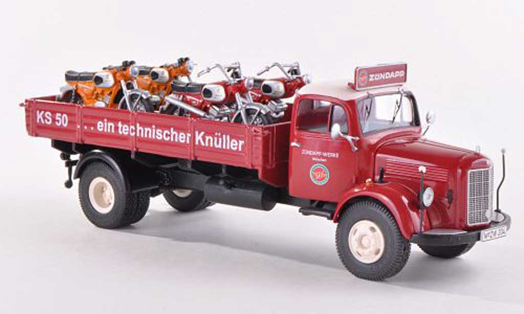 Mercedes L3500 1/43 Premium ClassiXXs Platform/ 4 Zundapp KS Zundapp modelauto
