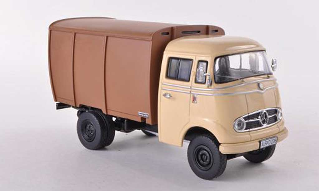 Mercedes L319 1/43 Premium ClassiXXs L 319 Viehtransporter beige/bruin modelauto