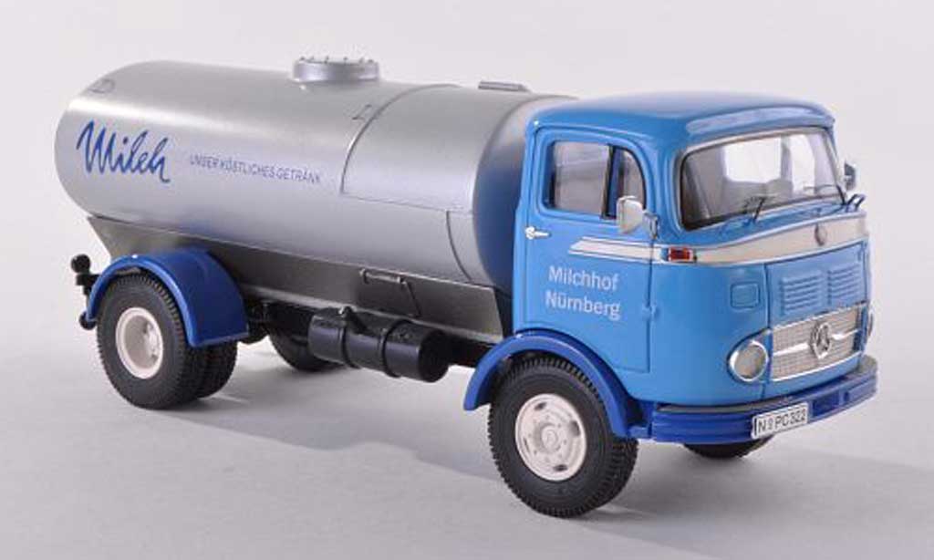 Mercedes LP 911 1/43 Premium ClassiXXs camion-citerne Milch blauw modelauto
