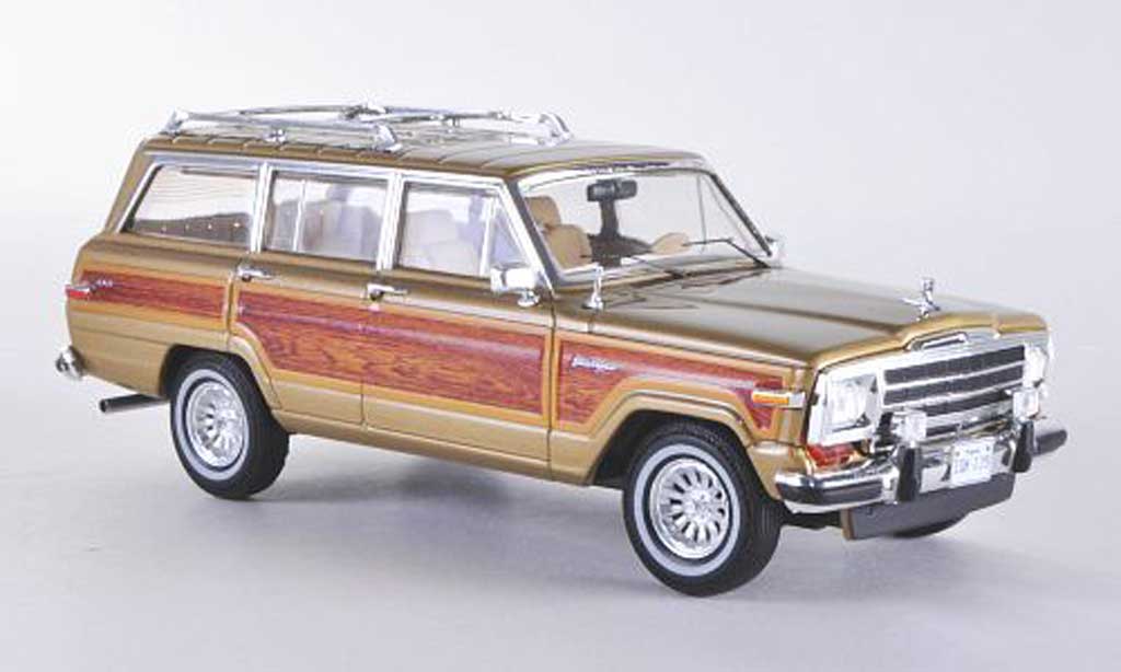 Jeep Wagoneer 1/43 Premium X gold/Holzeffekt Sondermodell limitierte Auflage 500 Stuck 1989 modelauto
