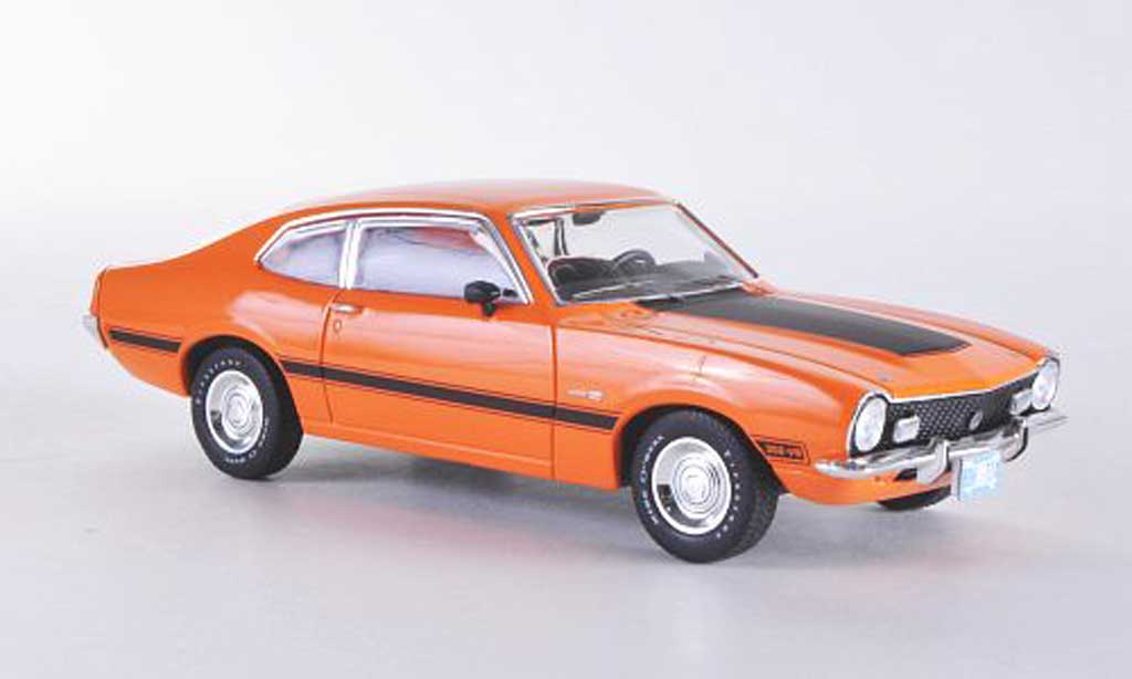 Ford Maverick 1/43 Premium X GT oranje/mattzwart Sondermodell limitierte Auflage 500 Stuck 1974 modelauto