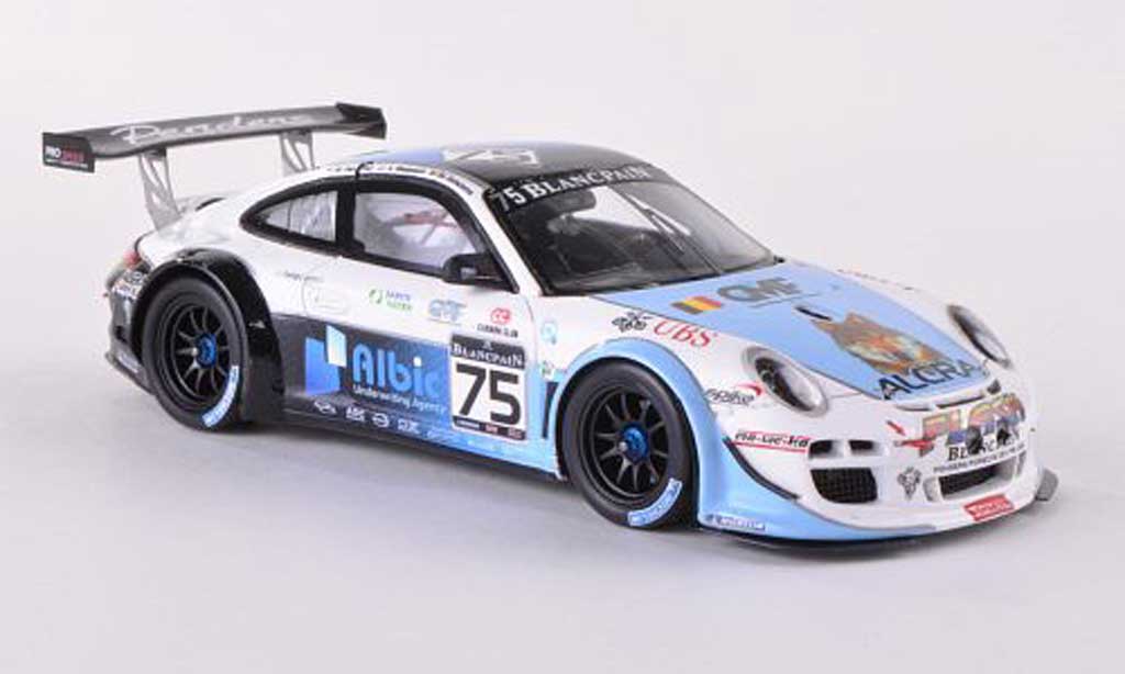 Porsche 997 GT3 1/43 Spark GT3 R 2012 No.75 Alcra Flash 24h Spa M.Hennerici/X.Maassen/M.Goossens modelauto