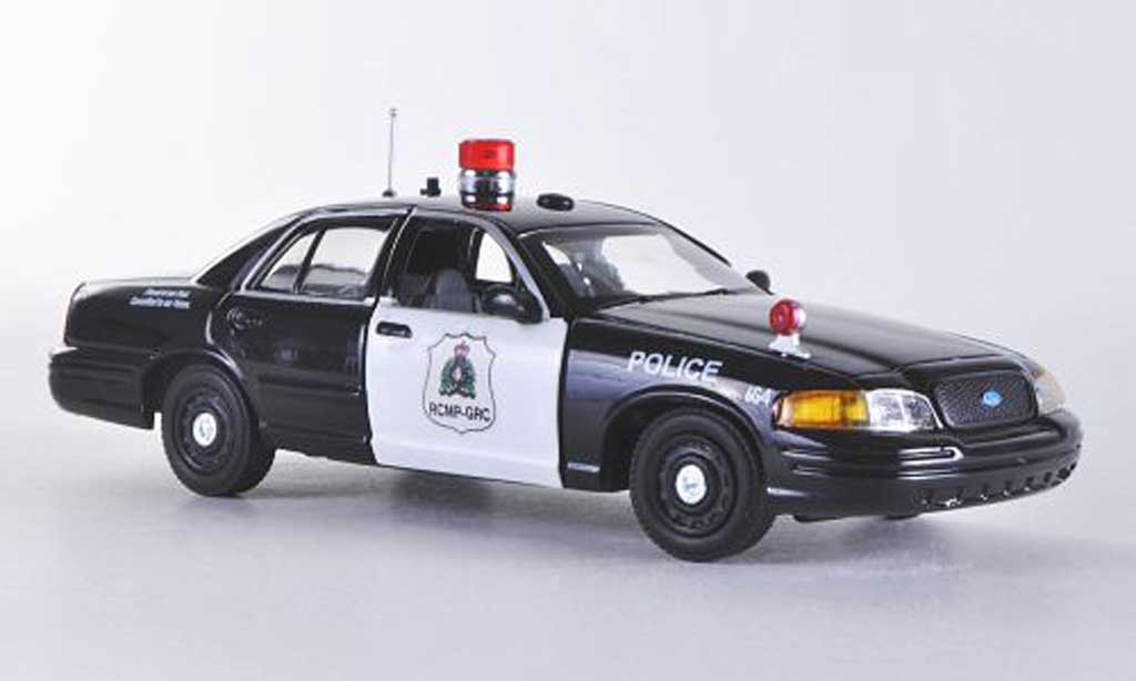 Ford Crown 1/43 First Response Victoria RCMP - Royal Canadian Mounted Politie zwart/wit Politie (CAN) modelauto