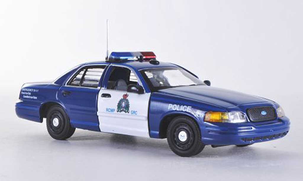 Ford Crown 1/43 First Response Victoria RCMP - Royal Cnadian Mounted Politie blauw/wit Politie (CAN) modelauto