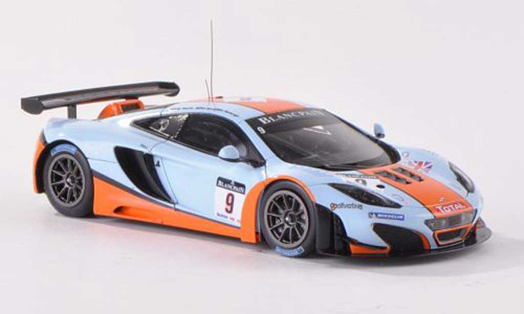 McLaren MP4-12C 1/43 TrueScale Miniatures GT3 No.9 Gulf Racing 24h Spa 2012 R.Bell/A.Meyrick/M.Wainwright modelauto