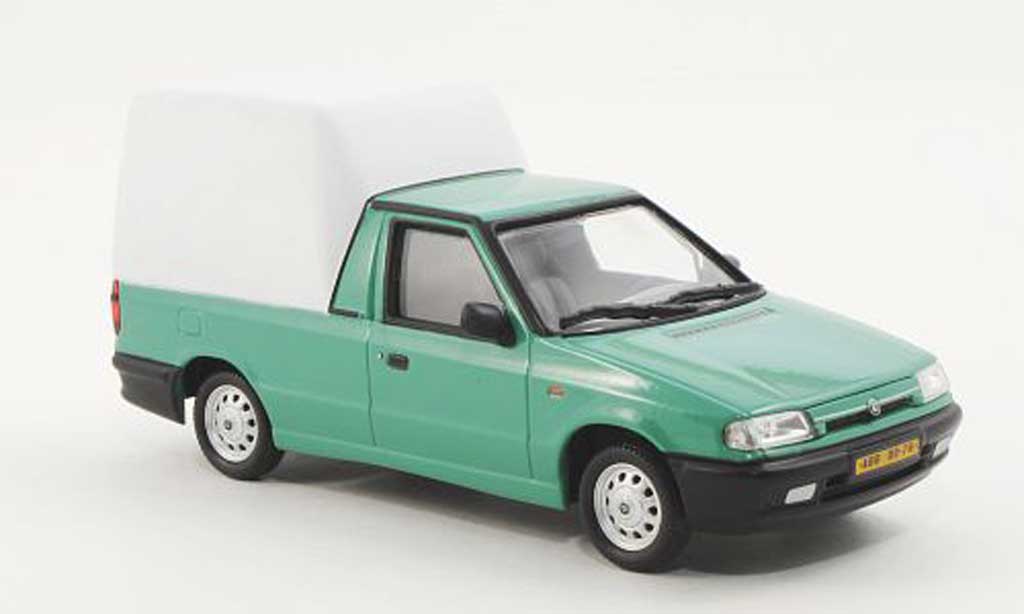 Skoda Felicia 1/43 Abrex Pick-Up grun/wit 1996 modelauto