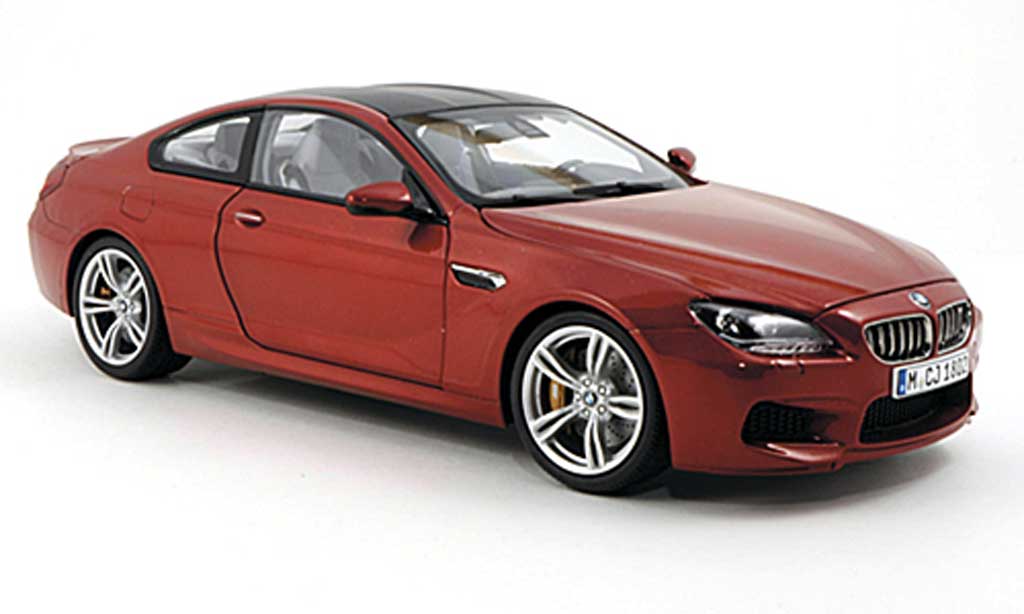 Bmw M6 F13 1/18 Paragon F13 oranje/carbon 2012 modelauto