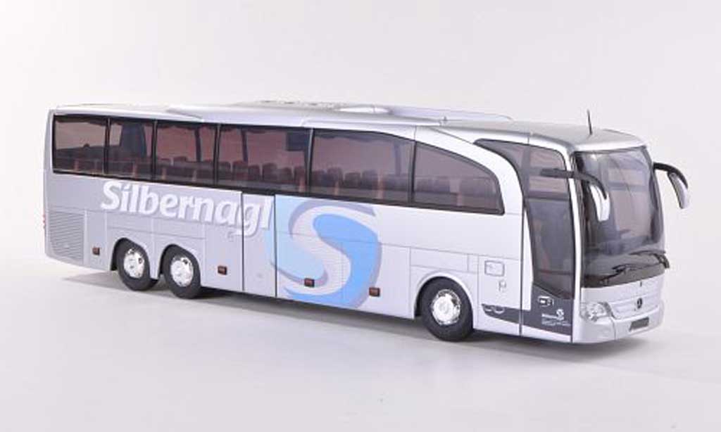 Mercedes Travego 1/43 Rietze M Euro 6 grijsnagl Kastelruth modelauto