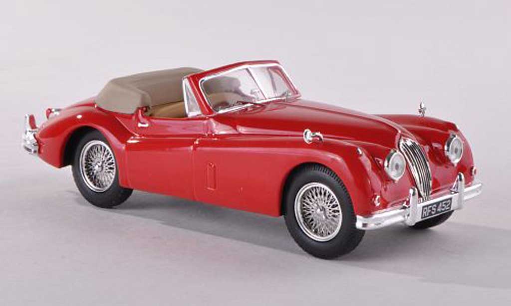Jaguar XK 140 1/43 IXO 140 Cabriolet rood 1956 modelauto