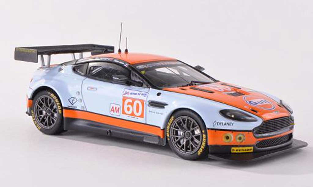 Aston Martin V8 Vantage 1/43 IXO Vantage No.60 Gulf Racing 24h Le Mans 2011 F.Giroix/M.Wainwright/R.Goethe modelauto