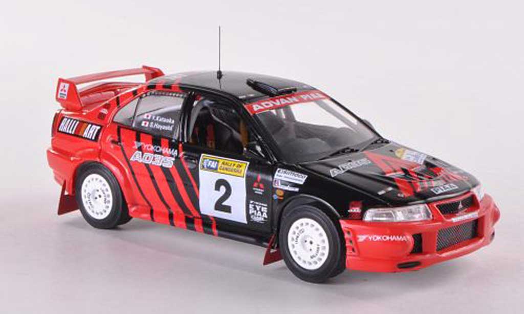Mitsubishi Lancer Evolution VI 1/43 IXO Evolution VI No.2 Ralliart Yokohama Rally of Canberra 1999 Y.Kataoka/S. Hayashi modelauto