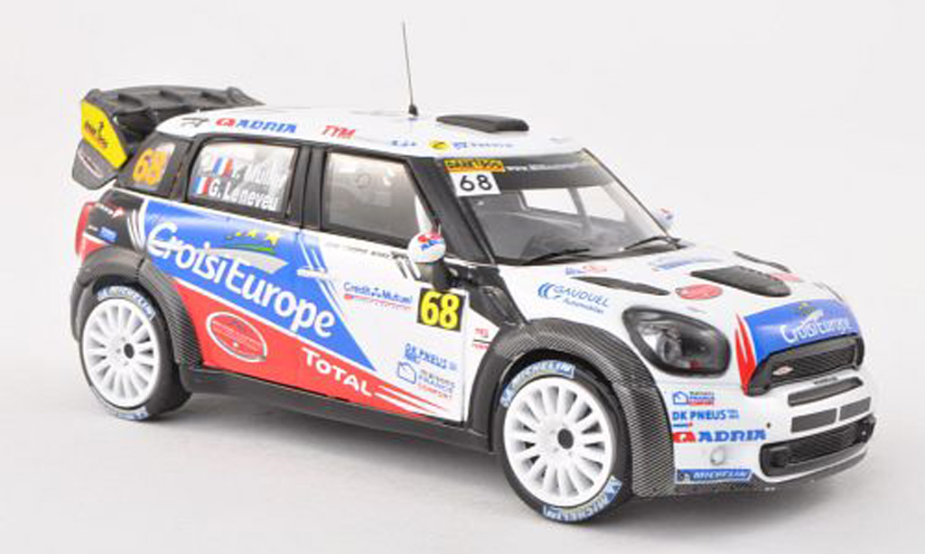 Mini Cooper WRC 1/43 IXO WRC John Works No.68 Rally France 2012 Y.Muller/G.Leneveu modelauto